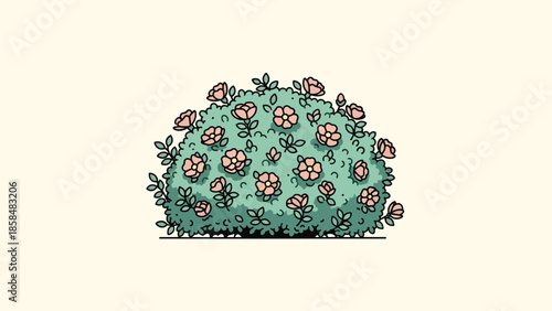 Cactus with small flowers on surface.