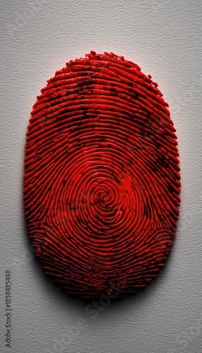 don't touch my phone fantasy lockscreen wallpaper mobile smartphone a single red fingerprint transformed into a warning symbol, subtle shadow
