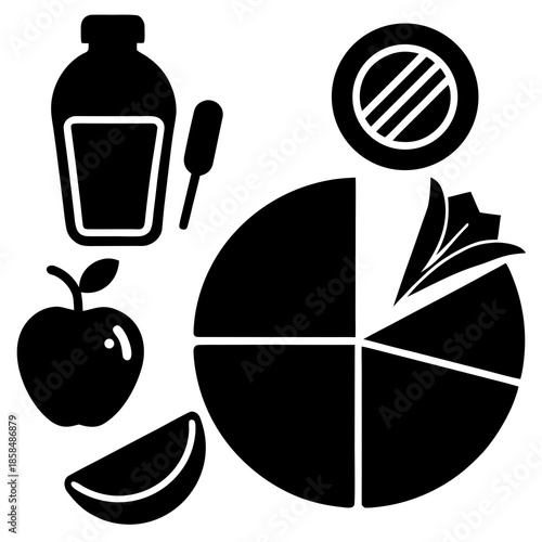 Nutrition & Healthy Diet Infographic Design