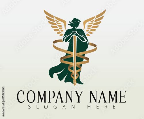 A medical symbol design concept.