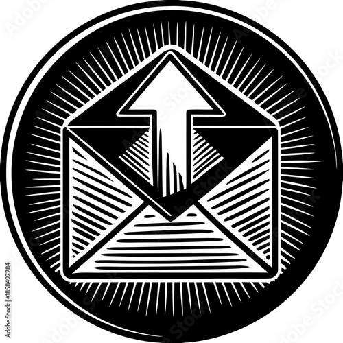 Send Email Icon – Vector Art for Communication, Business & Digital Design

