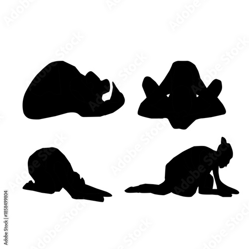 yoga silhouette. yoga pose. yoga asana. fitness silhouette. workout exercise. stretching body. meditation pose. female yoga. healthy lifestyle. wellness concept. balance posture. flexibility training.