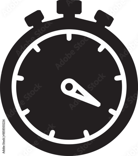Timers icon in different style. Stopwatch symbol. countdown clock counter timer vector illustration