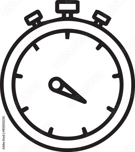 Timers icon in different style. Stopwatch symbol. countdown clock counter timer vector illustration