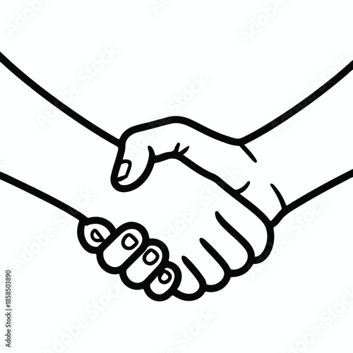 Handshake illustration