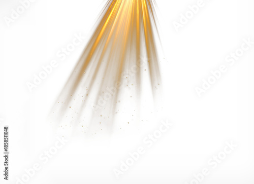 PNG orange spotlight effect or crepuscular rays