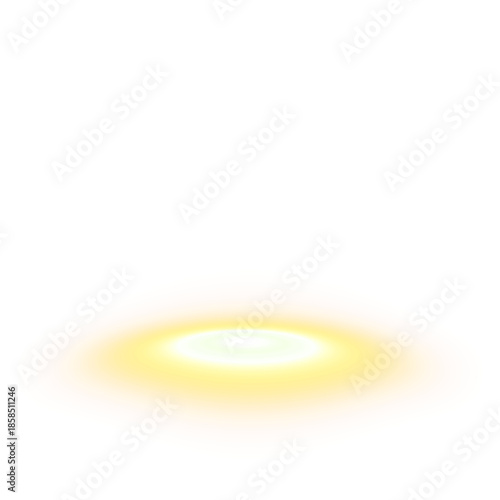 Fotografie Bright Yellow Light Beam