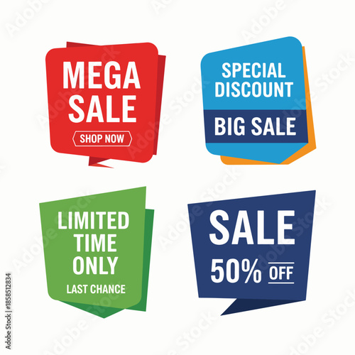 set of mega sale tags