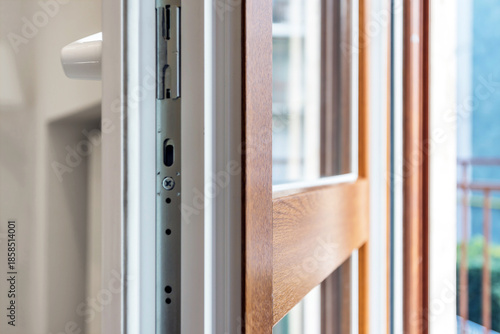 Aluminum and wooden window