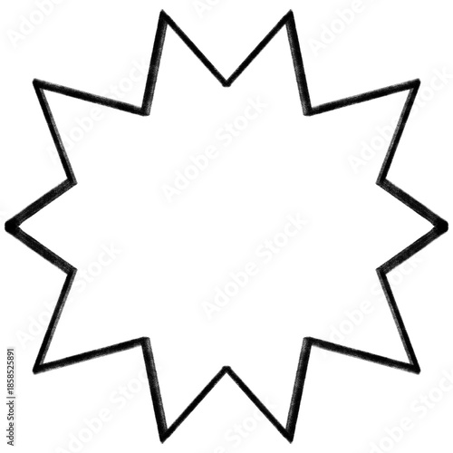 Starburst Shape Frame