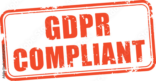 GDPR Compliant stamp seal logo