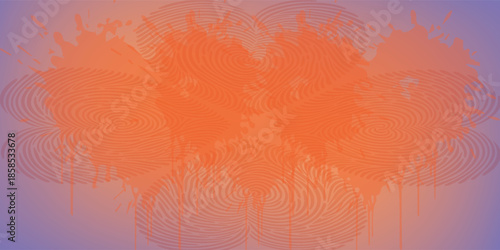 Abstract Orange and Purple Gradient Background.