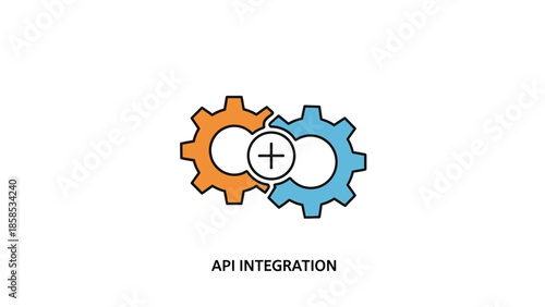 gear icon vector illustration