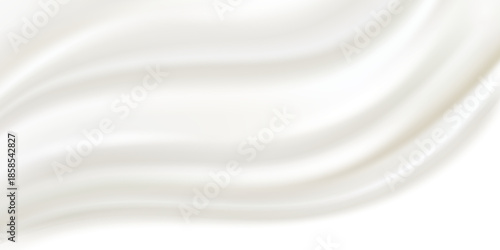 Glossy sugary flow drip.