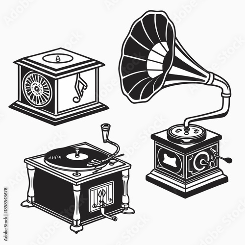 Vintage music players