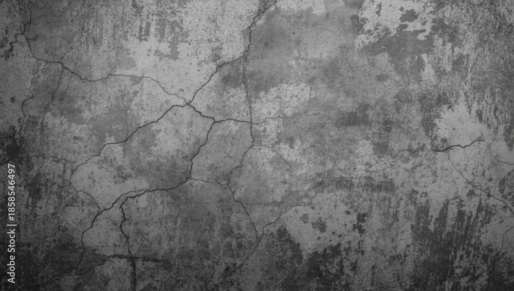 Fototapeta premium Worn cement wall with aged, uneven texture, ideal as a background for layouts or text