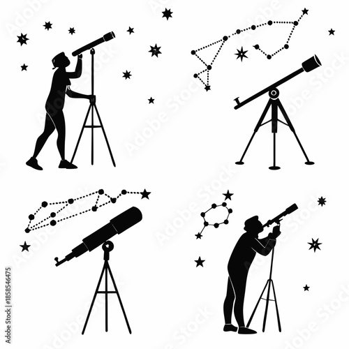 Stargazing silhouettes