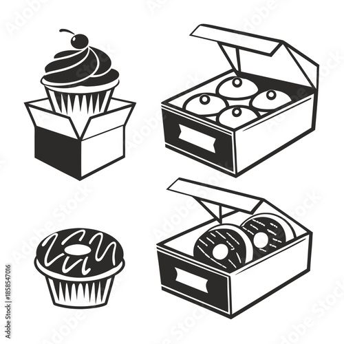 Delicious bakery items