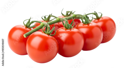 Ripe Red Cherry Tomatoes on a Vine whisk graphic