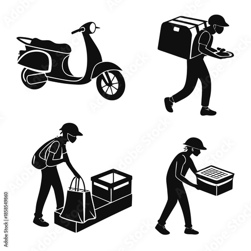 Food delivery workers