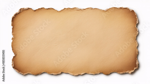 Vintage torn paper background with rough edges