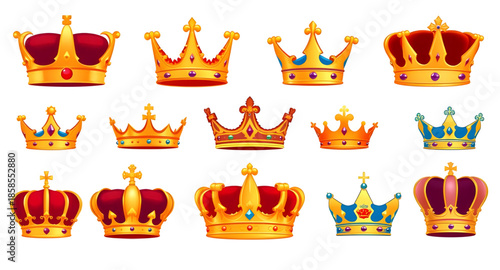 crowns, crown, golden, gold, royal, royalty, monarch, king, queen, noble, regal, luxury, elegant, medieval, fantasy, fairytale, jewel, gems, gemstone, ornament, decorative, ornate, prestige, power, au