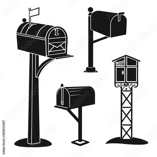 Various mailbox designs