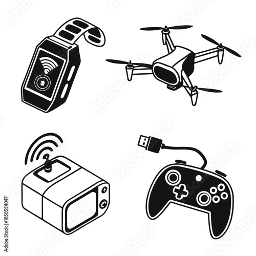 Modern gadgets and technology