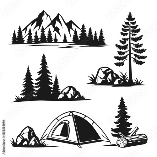 Camping in the mountains