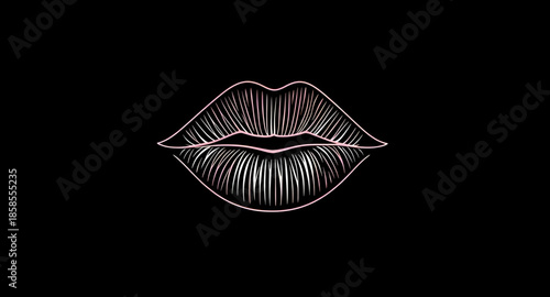 lips clipart vector, glossy mouth drawing, beautiful lips outline, cute kiss art, lips tattoo vector, mouth emblem icon, digital makeup lips, romance lipstick design, lipstick fashion sketch, trendy l