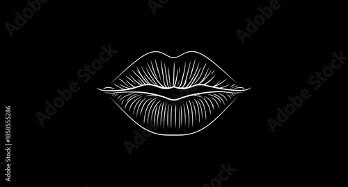 lips vector, fashion icon lips, graphic design mouth, hand drawn lip print, lip gloss brand icon, cute kiss silhouette, contour mouth symbol, elegant pout line art, kiss mark impression, red matte lip