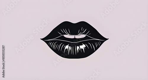 lips vector, fashion icon lips, graphic design mouth, hand drawn lip print, lip gloss brand icon, cute kiss silhouette, contour mouth symbol, elegant pout line art, kiss mark impression, red matte lip