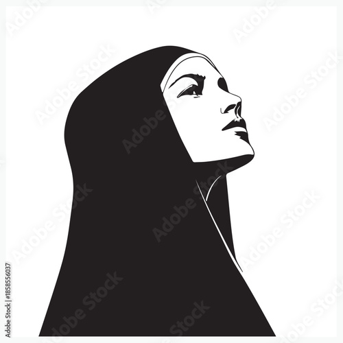 silhouette of a woman