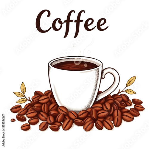 coffee, cup, beans, espresso, caffeine, aroma, roast, brewed, mug, cafe, beverage, drink, hot, brown, morning, energy, barista, latte, mocha, arabica, robusta, grind, fresh, steam, classic, bitter, fo