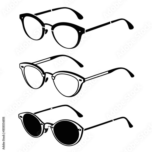 Collection of stylish sunglasses