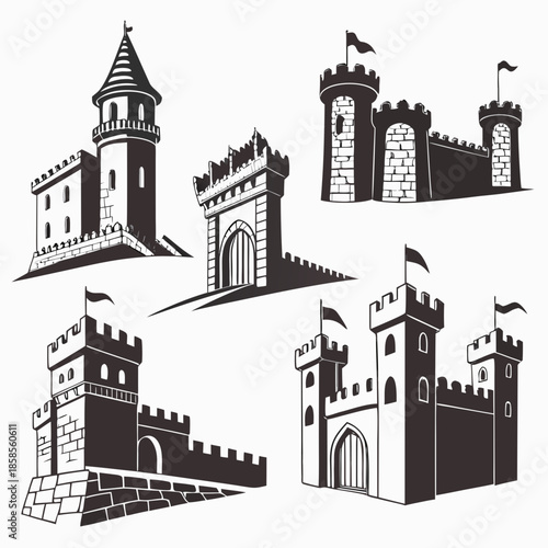 Collection of medieval castles