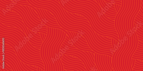Abstract irregular orange and red color striped textured background. seamless geometric pattern design for certificate, invitation, textile, clothes, cover and others.
