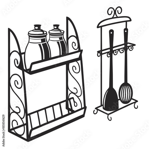 Kitchen utensil holder