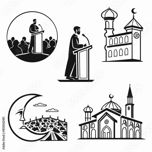 Islamic symbols and practices