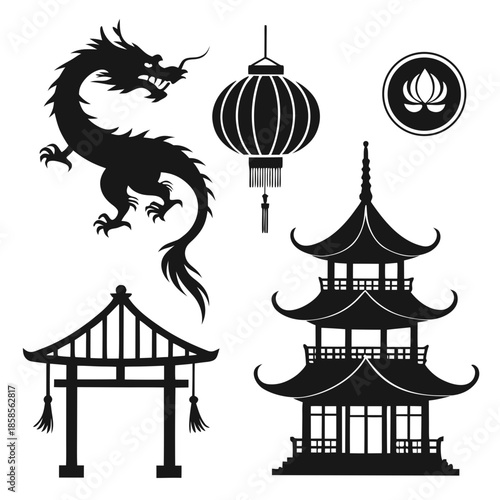 Asian cultural symbols