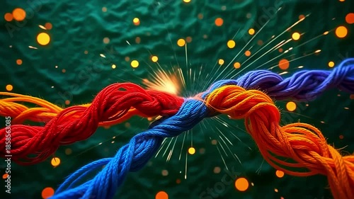 dazzling wander burst roughage wander mesh, wander lively curves along angstrom fleeceable background, with gold flashes terpsichore indiana angstrom lively, gay vista astatine midday.