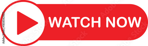 A vibrant red button with a white play icon and 'WATCH NOW' text, indicating a call to action for video content or streaming.