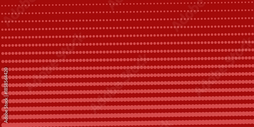 Red background, wall abstract texture. Soft gradient pastel color. Polka dots Abstract pattern comic Pop-art halftone background in sweet color. Circles bubble or dots pattern. Vector .
