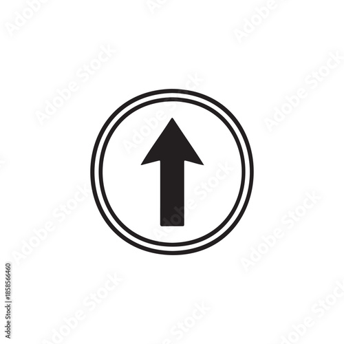 Free Download Road sign silhouette vector flat design on white background. - GFXLoad