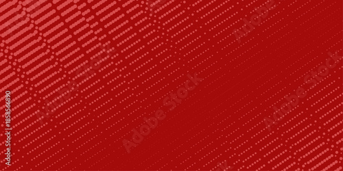 Red background, wall abstract texture. Soft gradient pastel color. Polka dots Abstract pattern comic Pop-art halftone background in sweet color. Circles bubble or dots pattern. Vector .
