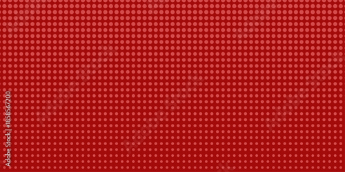 Red background, wall abstract texture. Soft gradient pastel color. Polka dots Abstract pattern comic Pop-art halftone background in sweet color. Circles bubble or dots pattern. Vector .
