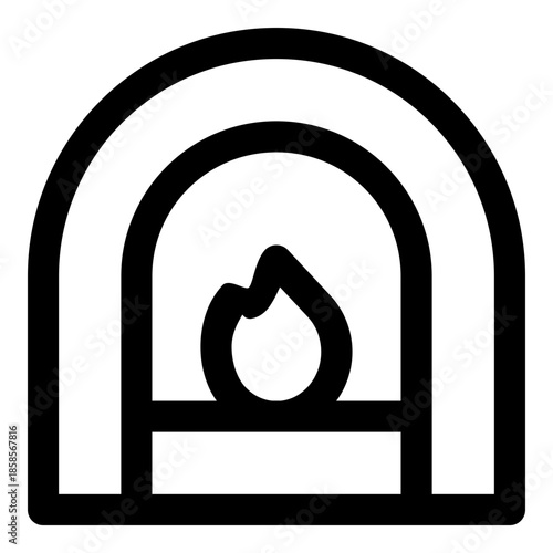 fireplace icon