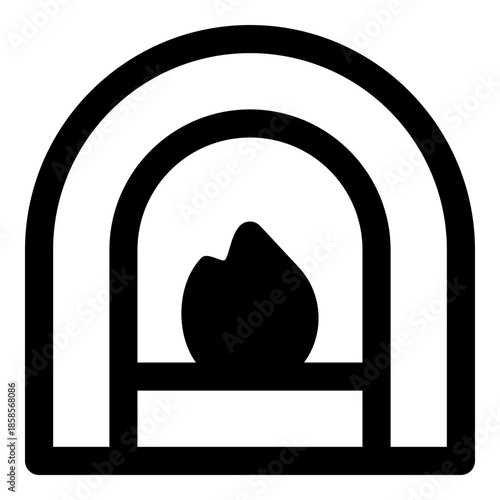 fireplace icon