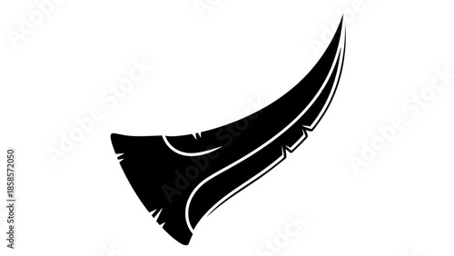 black wings vector illustration