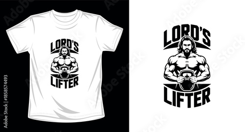 Gym graphic vector art t-shirt design print template